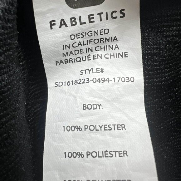 Fabletics Mini Skirt Women Size S Black Quilted Drawstring Straight Coated - Picture 6 of 13